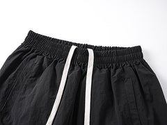 MIXED EMOTION “ME” rhinestone Nylon Pants