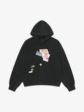 Micro-label letters 4x4 print Hoodie