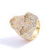 Men's Zirconia Cross Ring