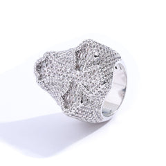 Men's Zirconia Cross Ring