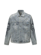 Retro Washed Totem Denim Jacket
