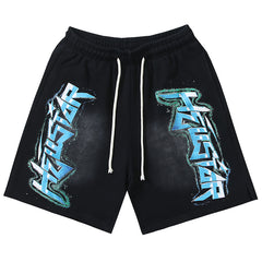 Hellstar Graffiti Washed Shorts