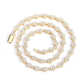 Women's Spring Clasp Airplane Tennis Necklace #CHA258