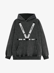 Racing Seat Belt Pattern Design Hoodie