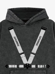 Racing Seat Belt Pattern Design Hoodie