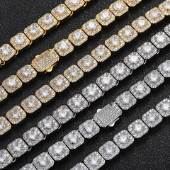 Men's Rock Candy Zirconia Cuban Bracelet #CHA174