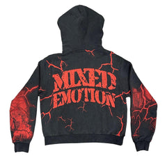 MIXED EMOTION Acid Wash “Deserted” Hoodie