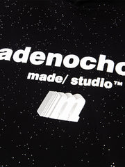 Simple Letter Print Sparking Loose Hoodie