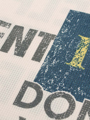 Retro Portrait Letter Print Long-sleeved T-shirt