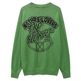 OFF WHITE Logo-Intarsia Crewneck Jumper