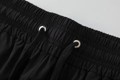 Pool Cue Straight-Leg Mid-Length Logo-Print Swim Shorts