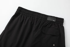 Pool Cue Straight-Leg Mid-Length Logo-Print Swim Shorts