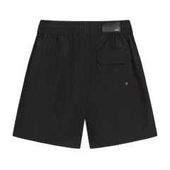 Pool Cue Straight-Leg Mid-Length Logo-Print Swim Shorts