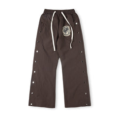 SAINT VANITY Nylon Hooded Track Pants “Gray”