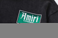 AMIRl Lounge Crystal Embellished Cotton Graphic Hoodie