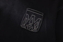 AMIRI outline-pocket hoodie