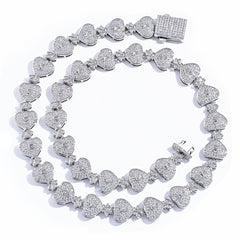 Women's US Dollars Money Bag Cuban Necklace #CHA309