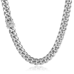 Men's Dragon Head Buckle Titanium Steel Necklace #CHA004