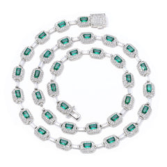 Women's Emerald Zirconia Necklace #CHA310