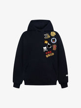 Street Embroidered Letter Badge Hoodie