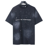 HELLSTAR Washed Old Rhinestone T-shirt