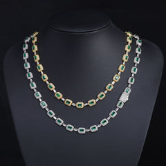 Women's Emerald Zirconia Necklace #CHA310