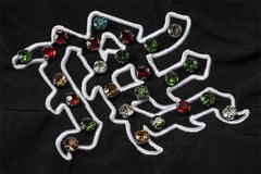 MIXED EMOTION “ME” Rhinestone Shorts