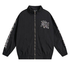 MIXED EMOTION “ME” Rhinestone Nylon Jacket