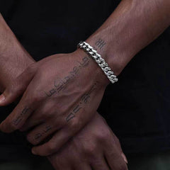 Men's Spring Clasp Cuban Bracelet #CHA044