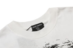 MIXED EMOTION White “Pearl” Cropped Tee