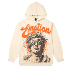 MIXED EMOTION Cream “Blinded” Hoodie