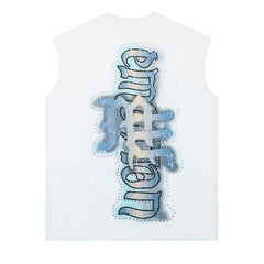 MIXED EMOTION White Angel Sleeveless Tee