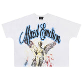 MIXED EMOTION Rhinestone Cropped Tee