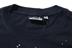HELLSTAR Washed Old Rhinestone T-shirt