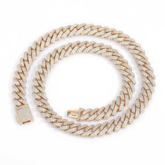 Men's Diamond-studded Cuban Necklace # CHA041