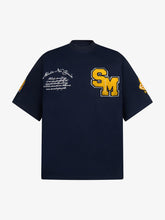 Retro Motorcycle Style Heavy Patch Embroidered T-shirt