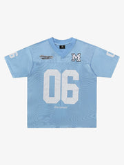 Jersey Loose Satin 06 Stitching Sports T-shirt