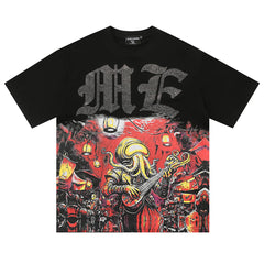 MIXED EMOTION “Octopus” Rhinestone Tee