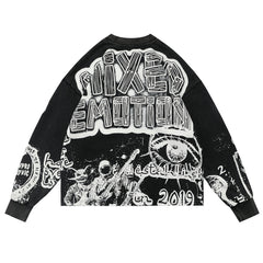 MIXED EMOTION “Astro” Long Sleeve Sweatshirts