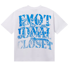 MIXED EMOTION Rhinestone Racer Tee
