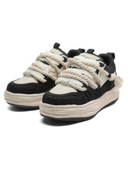 Rope Lace Platform Sneakers