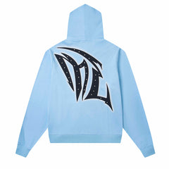 MIXED EMOTION Graffiti Rhinestone Hoodie