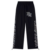 MIXED EMOTION Colored Rhinestones Pants