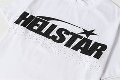 HELLSTAR Classic Lettering Rhinestone T-Shirt