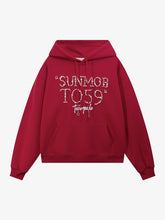 Street Beaded Loose Hoodie