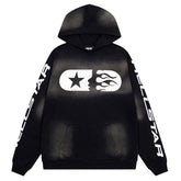 Hellstar Studios Logo Printed Zip Hoodie