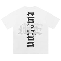 MIXED EMOTION Cream “Beach” Rhinestone Tee