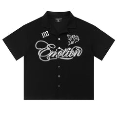 MIXED EMOTION Embroidery Tee