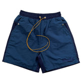 RHUDE Colorblock Embroidered Letters Shorts