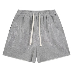 MIXED EMOTION Rhinestone Shorts